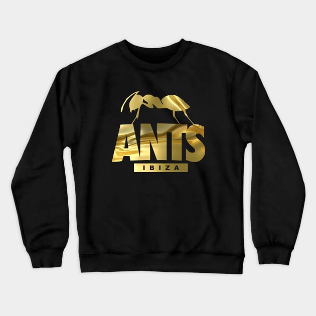 ANTS PARTY - ibiza collector gold edition Crewneck Sweatshirt by BACK TO THE 90´S